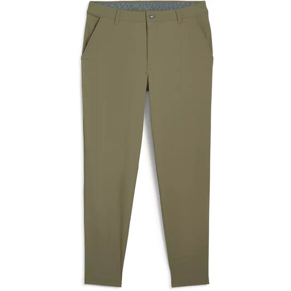 PUMA Men's 101 Evo Golf Pants Dark Sage Size 34 X 30 Active Stretch Pockets - Picture 1 of 5